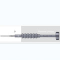 Precision screwdriver with aviation alloy handle and T2 cross triangle bit for iPhone repair