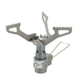 Portable camping gas stove with compact design for outdoor use