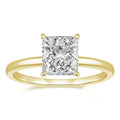 A simple geometric 925 silver women's ring in a choice of silver, gold, or rose gold finish.