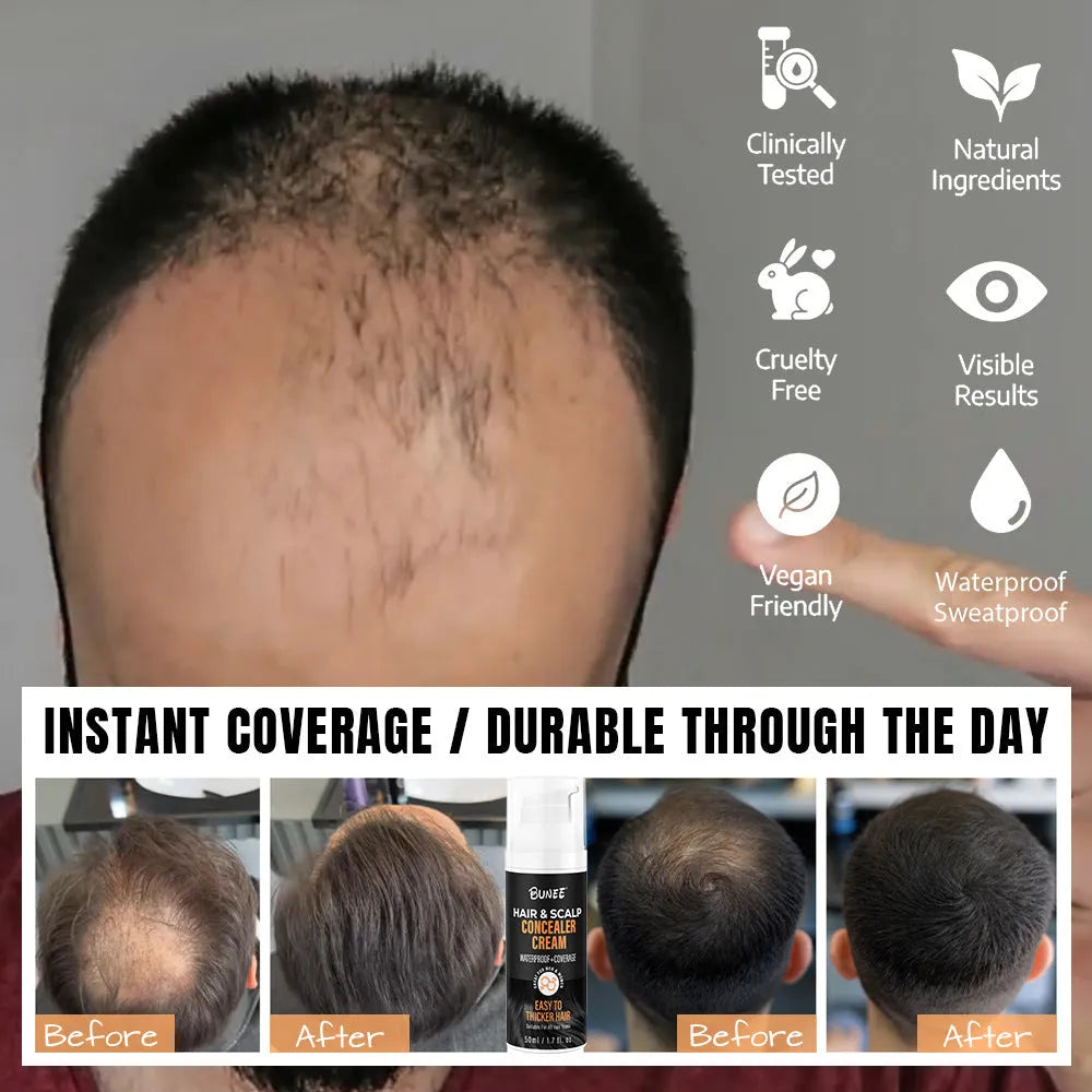 30 ml tube of scalp concealer pomade for covering thinning hair and bald patches.