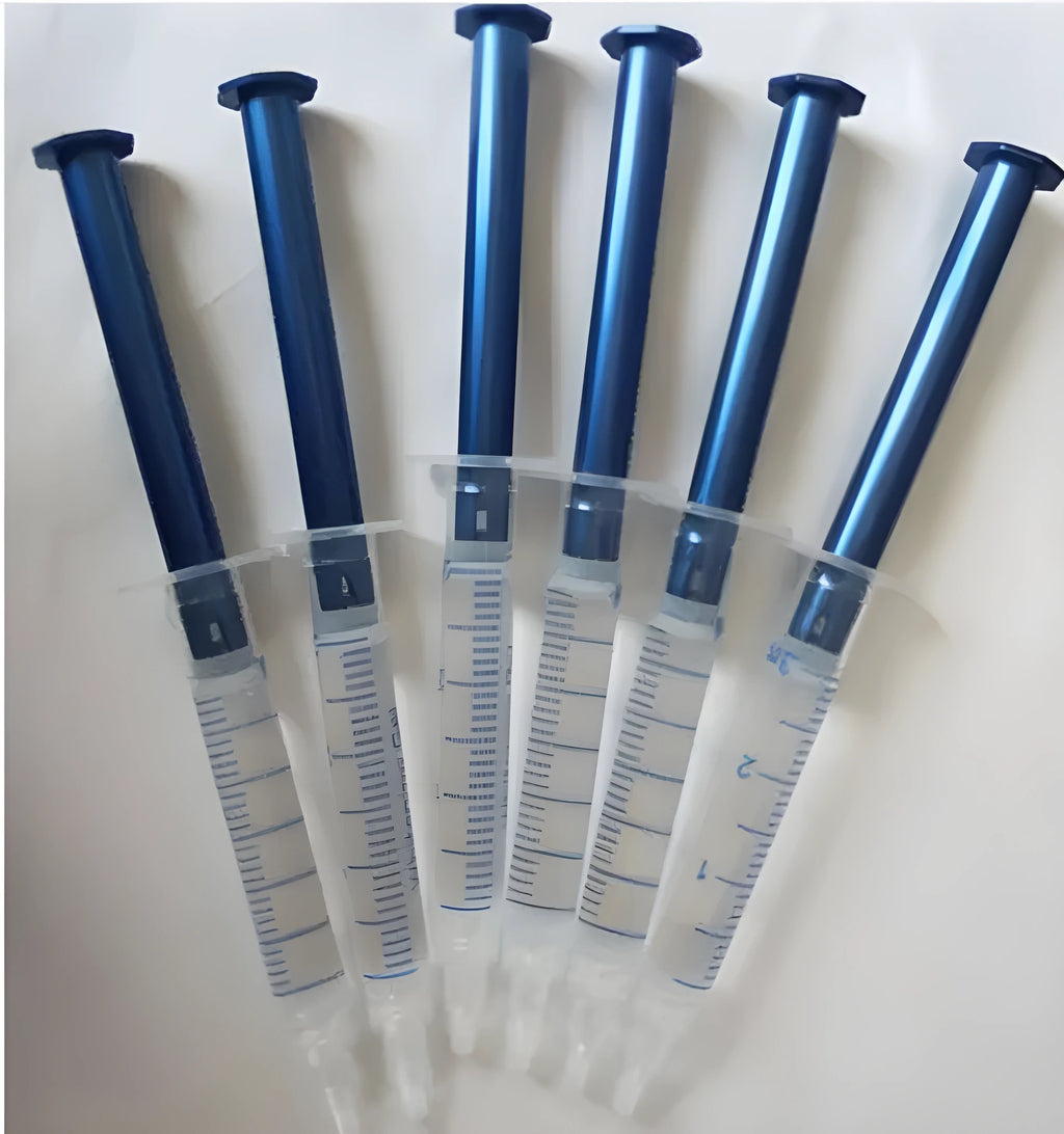 Teeth whitening gel 3ml for cold light treatment in white packaging