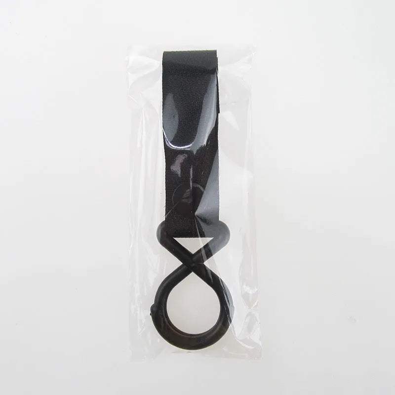Nylon luggage strap hook in various colours for travel bag organisation and security