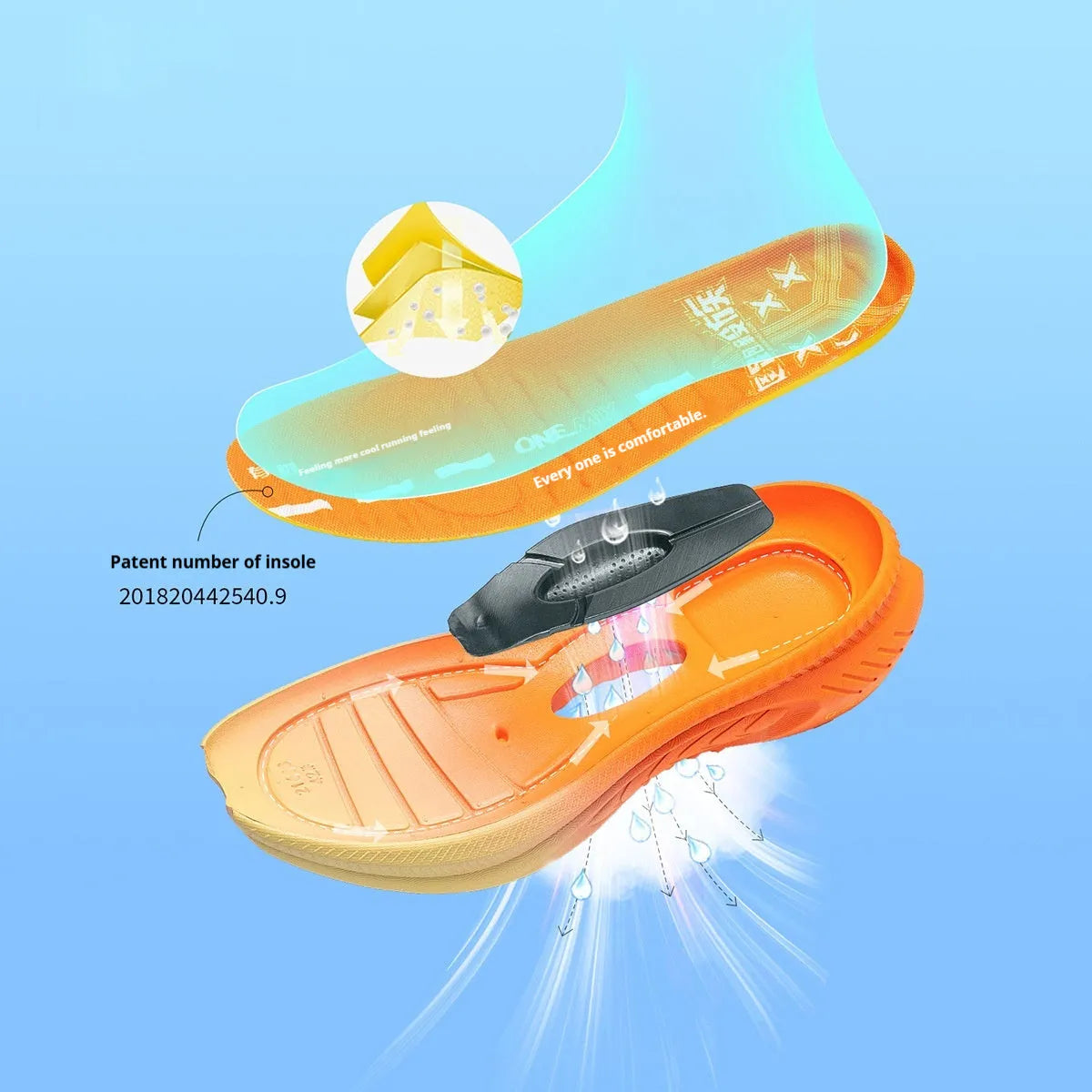 Low-top running shoes in multiple colours with PU mesh upper, rubber sole, and reflective details.