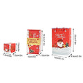 Santa snowman surprise box creative gift set with paper bounce boxes gift box and gift bag red and green colours