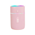 Portable USB ultrasonic diffuser in black with 240ml tank and timer settings for car or home use