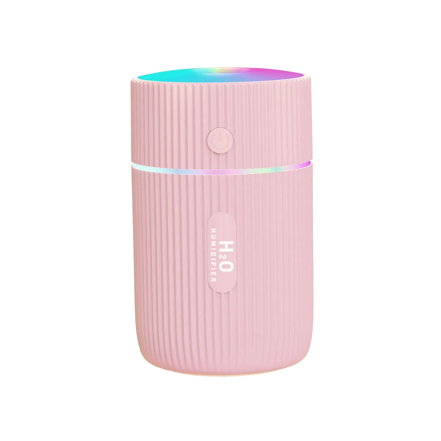 Portable USB ultrasonic diffuser in black with 240ml tank and timer settings for car or home use