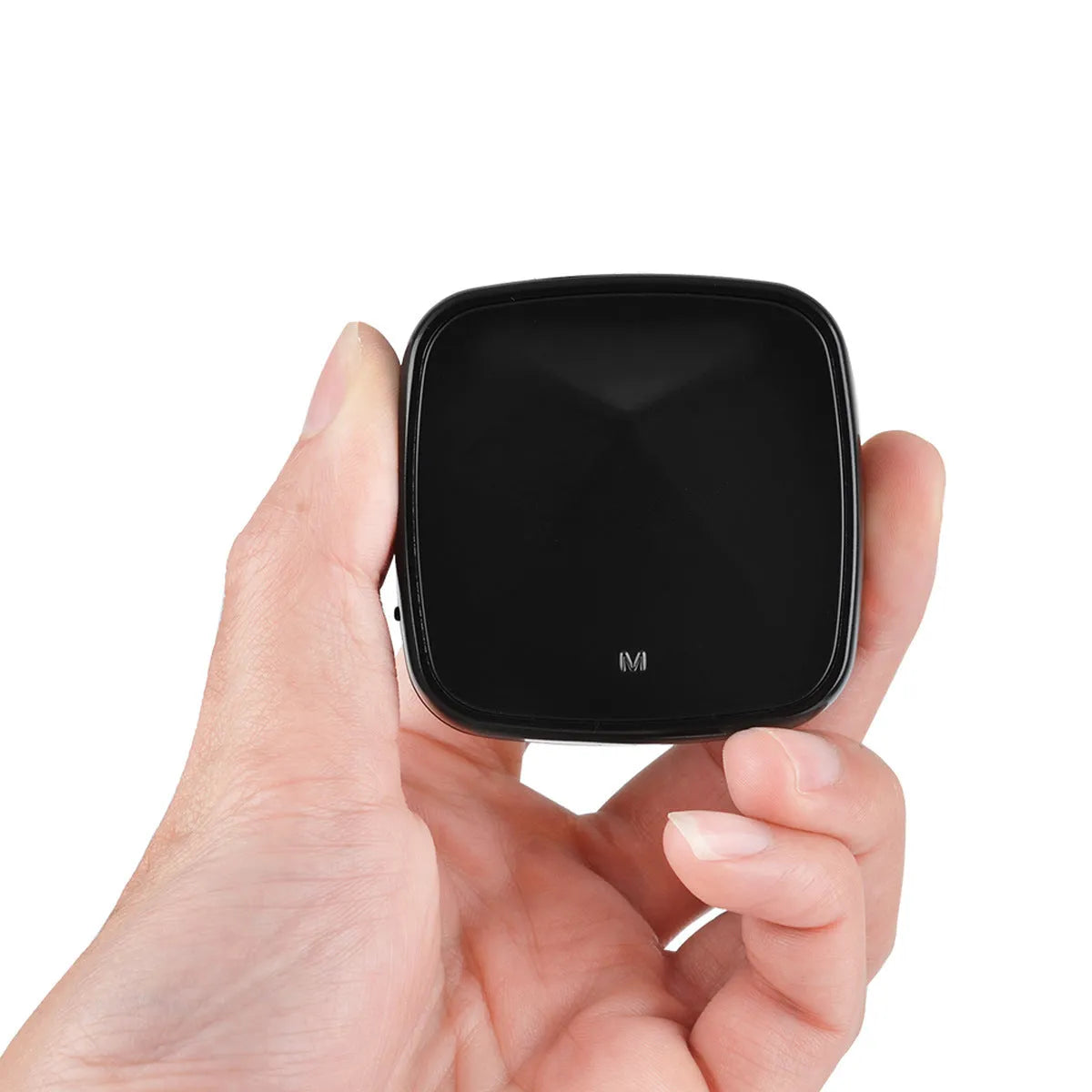 Black optical fiber Bluetooth 5.0 adapter CSR8675 with TX/RX switch and AUX and optical ports