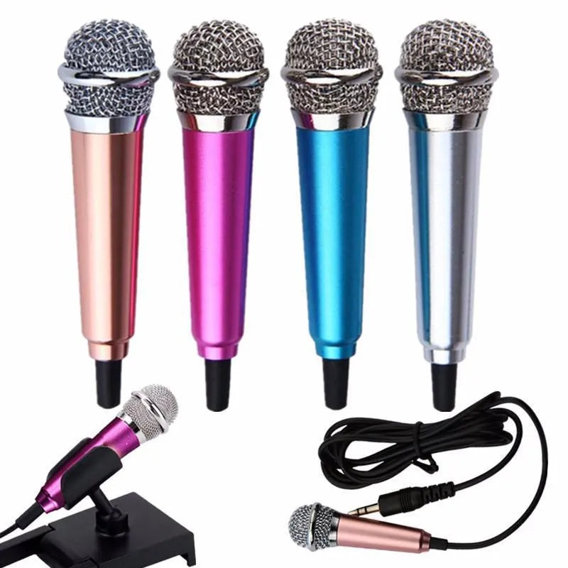 T3 mini karaoke condenser wired microphone for Android phones in four colour options