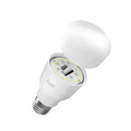 Intelligent voice control bulb white finish aluminum alloy body compact size 60x60x124mm