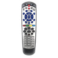 Black DISH Network universal remote control for satellite receivers model Flat 20.1