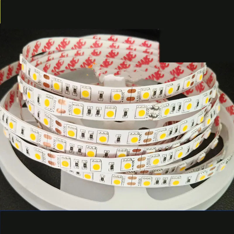 Flexible white LED soft light belt strip with 12V connection for supermarket counter display