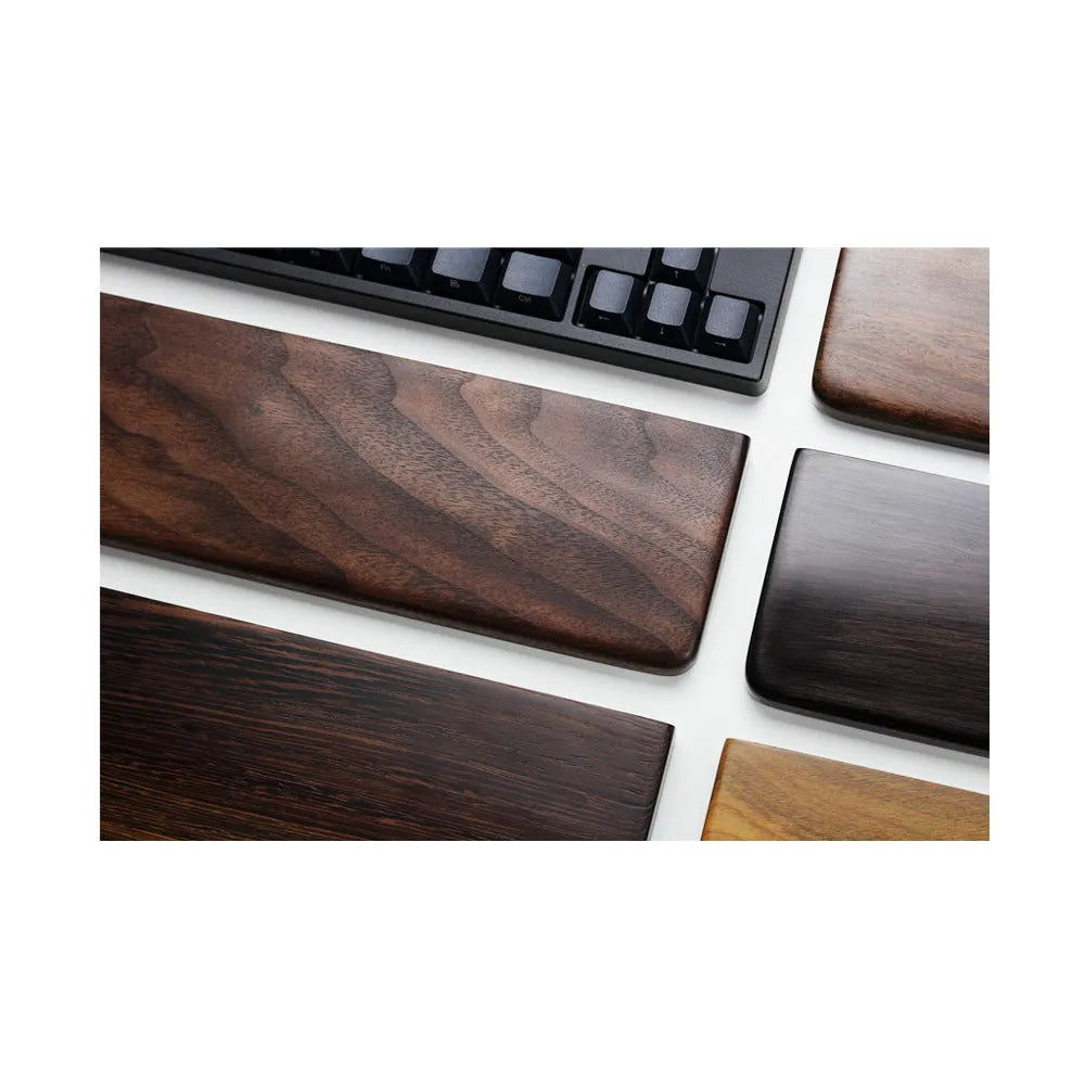 Black walnut solid wood wrist rest mouse pad 30cm length for mechanical keyboard