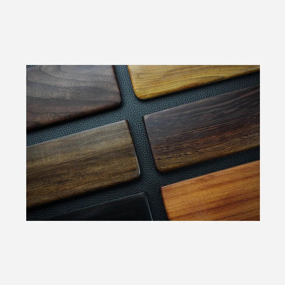 Black walnut solid wood wrist rest mouse pad 30cm length for mechanical keyboard