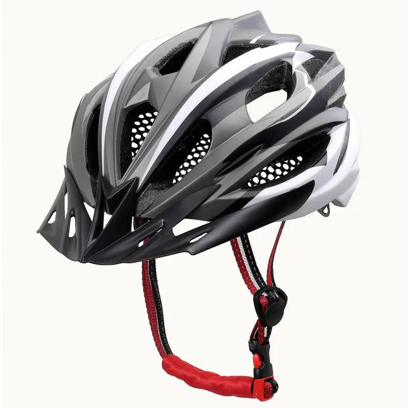 Outdoor riding bicycle helmet with EPS inner, one size, available in black and white colour option
