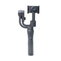 Mobile phone three-axis handheld stabiliser with plastic body for anti-shake photography indoors and outdoors