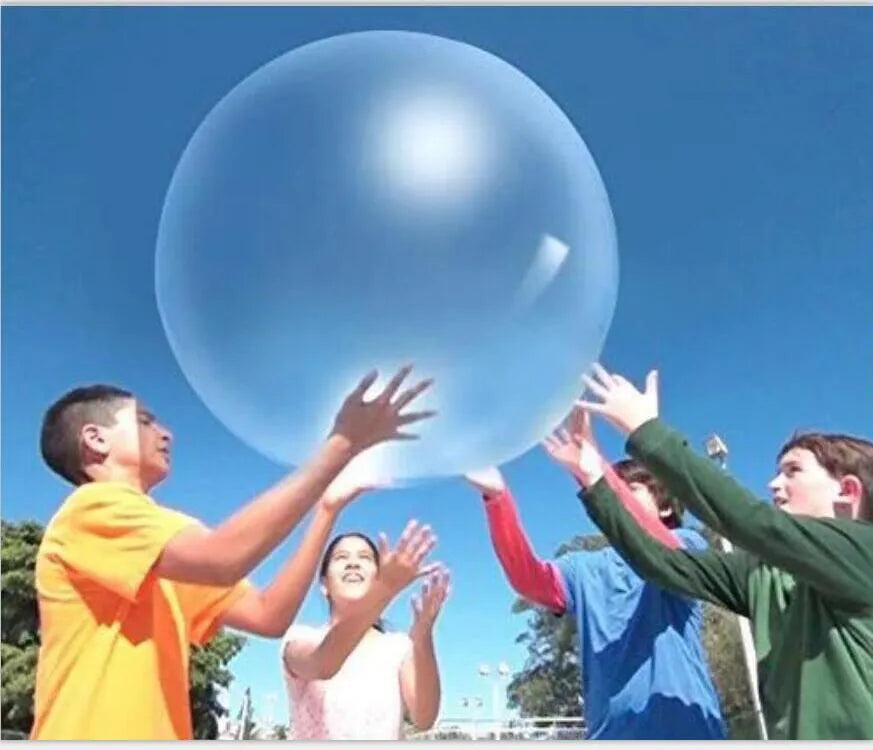 Big inflatable TPR bouncy ball in pink, yellow, green, and blue, sizes up to 120cm