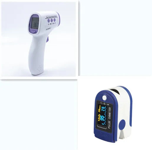 White digital non-contact thermometer for hygienic temperature measurement