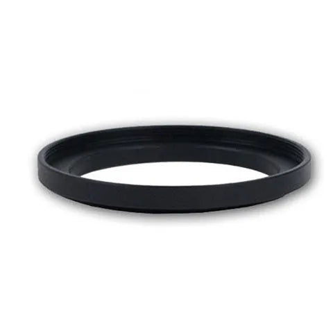 77mm half moon mirror camera filter for creative split-focus photography on a lens.