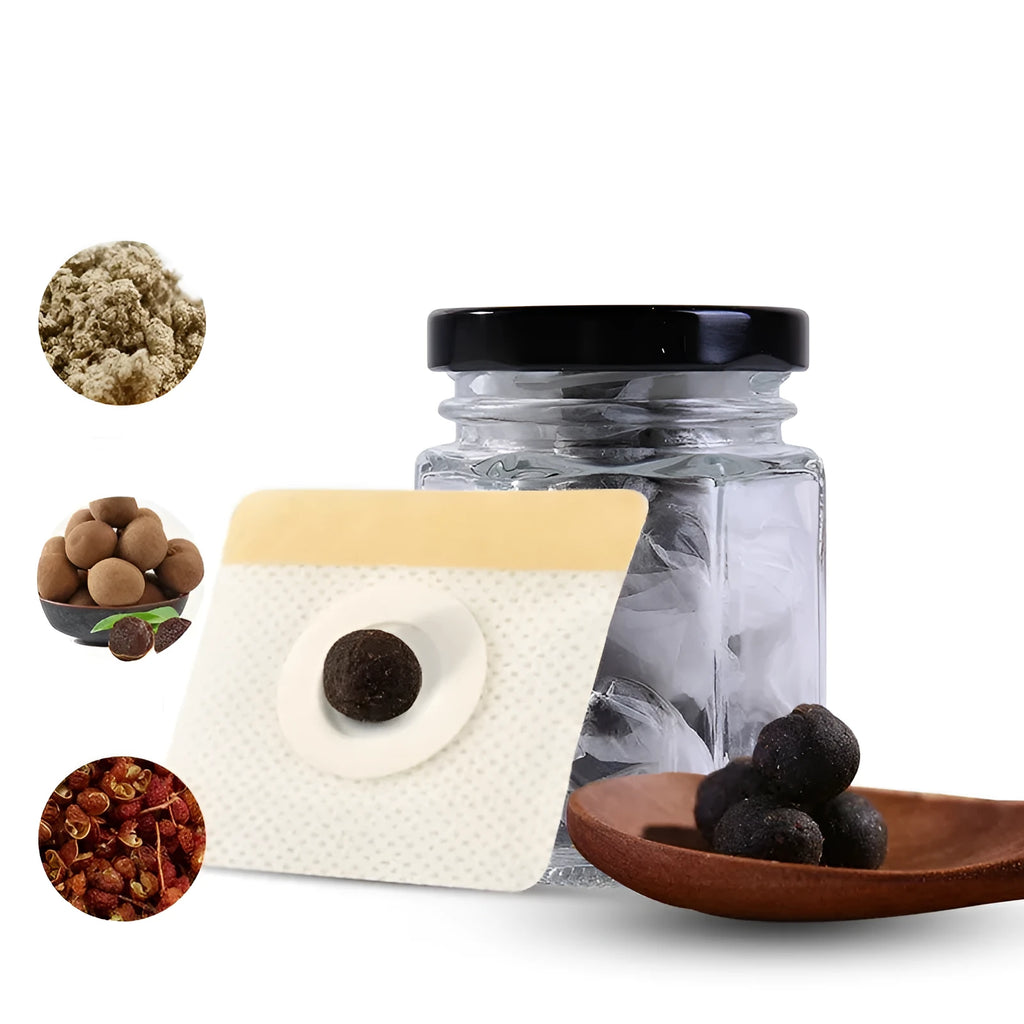 Belly slimming patch with herbal ingredients moxa sticks Chinese prickly ash and longan 30pcs box external use