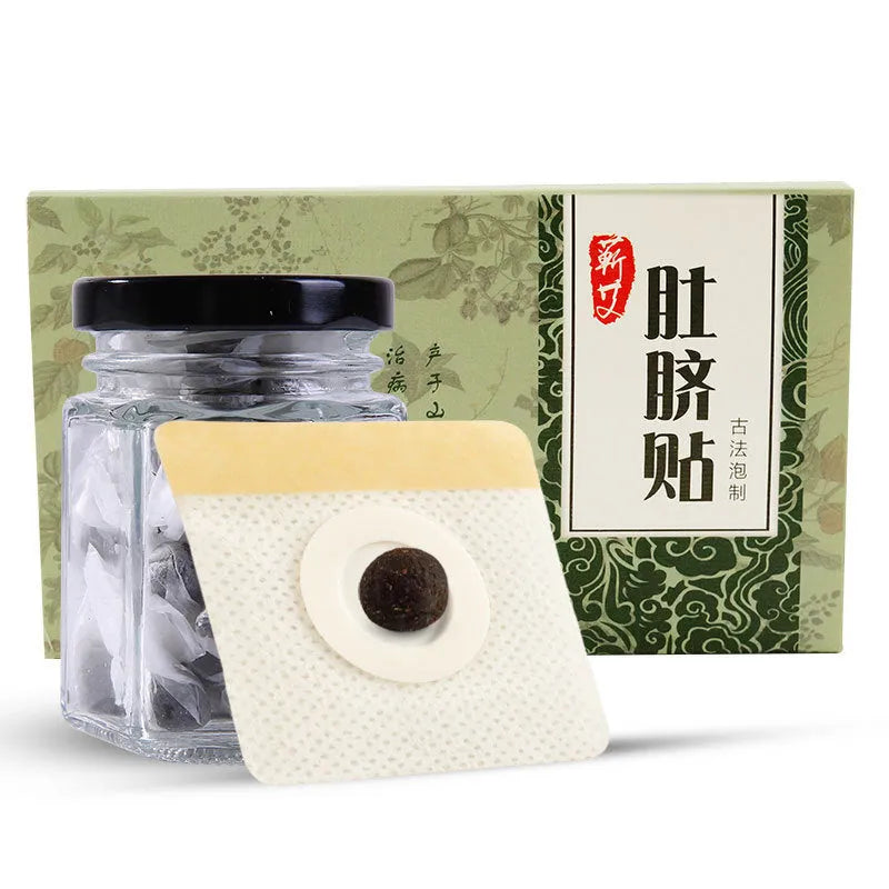 Belly slimming patch with herbal ingredients moxa sticks Chinese prickly ash and longan 30pcs box external use