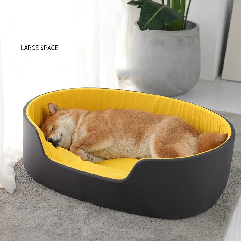 Green washable cloth pet kennel for a cat or small dog, shown in medium size.