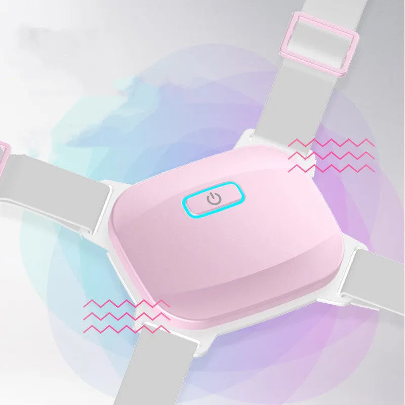 Invisible smart posture corrector with vibration alarm, grey belt, for children and adults
