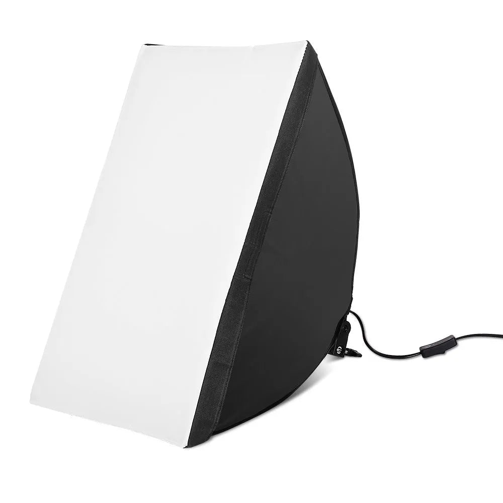LIBEN 50x70cm photography soft light cloth on 2 metre stand with multiple plug options