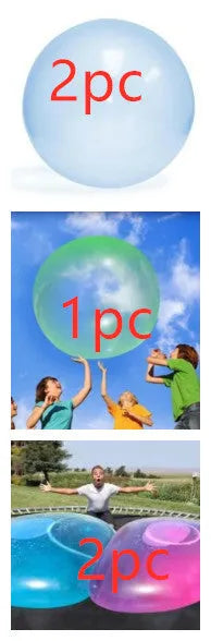 Big inflatable TPR bouncy ball in pink, yellow, green, and blue, sizes up to 120cm