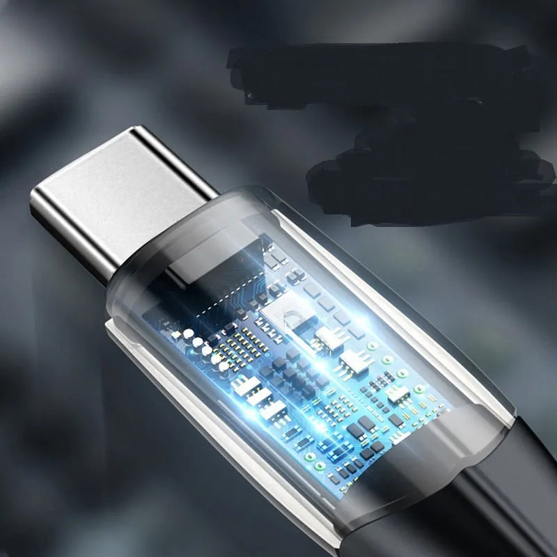 Baseus Android Micro USB data charging cable in black, 1 metre length, with 5A fast charge support