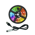 USB LED strip light with 60 SMD2835 LEDs per metre and 3-button controller for TV background lighting