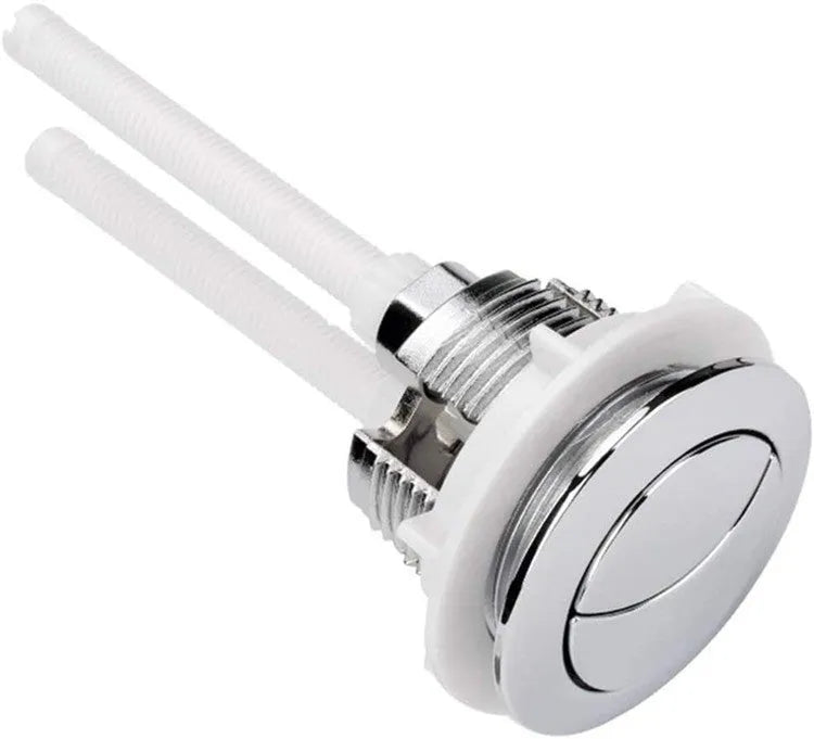 Toilet tank accessories with round double button and ABS plastic construction