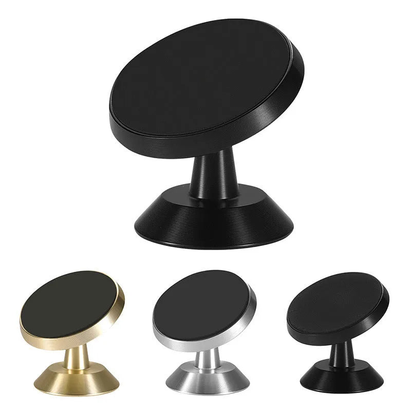 Universal magnetic car phone holder for Apple Samsung Huawei Xiaomi in black, 35.5x40mm