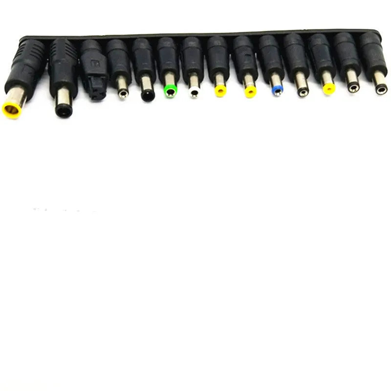 28-piece universal laptop AC DC jack power supply adapter connector plug set with various DC tips