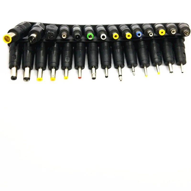 28-piece universal laptop AC DC jack power supply adapter connector plug set with various DC tips