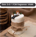 Smokeless scented candle in retro pastoral style, cylindrical shape, natural plant essential oil, handmade, three colour options