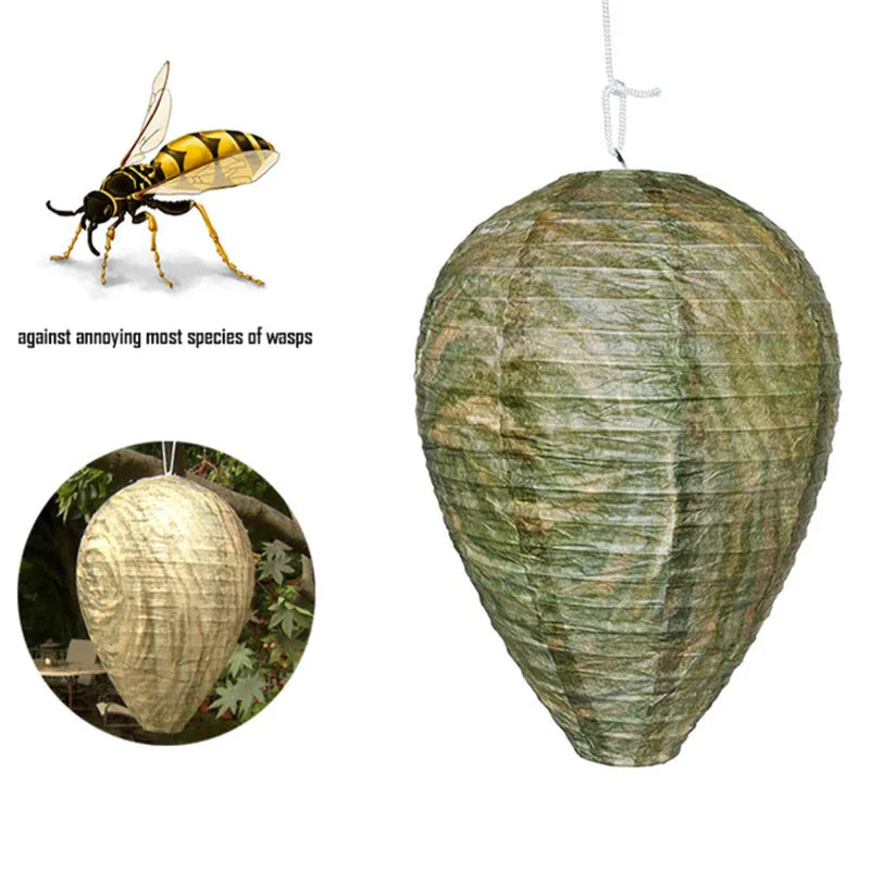 Paper and wire beehive honeycomb lantern with 22cm by 28cm dimensions