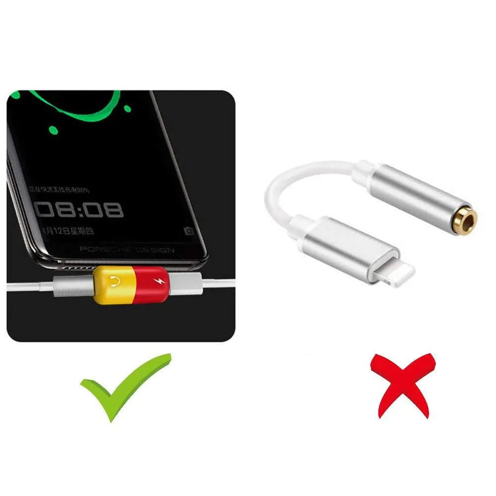 Blue charging audio adapter cover case for Huawei phones showing 3.5mm jack and USB port