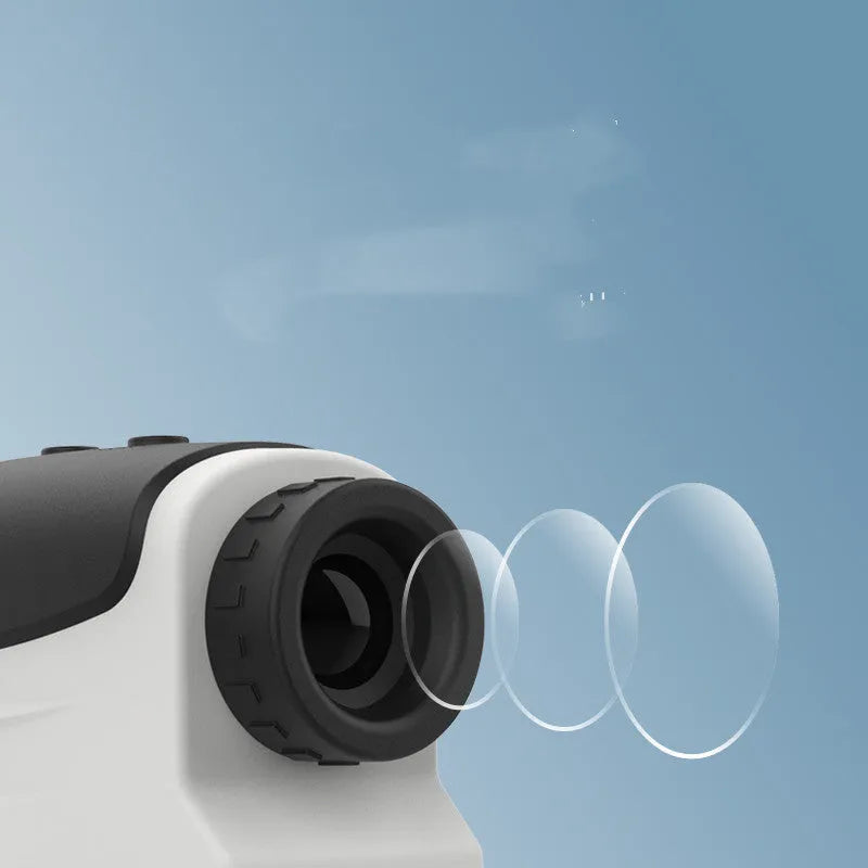 Golf laser rangefinder with telescope for outdoor distance measurement up to 1500 metres