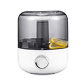 White or black compact humidifier with 3-litre tank for bedroom use with quiet operation under 35dB