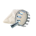 Steel frame fruit picker basket with cloth bag catcher for garden fruit harvesting