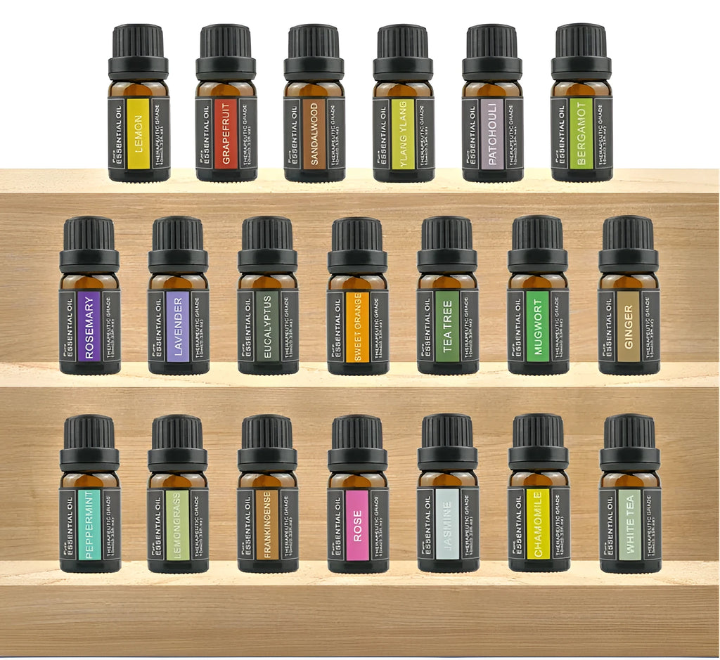 10ml essential oil bottle with single plant distilled fragrance, suitable for home car hotel use, multiple scents available
