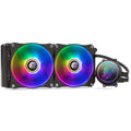 Kirin 240 CPU water cooling radiator with colourful ARGB lighting and copper-aluminium construction