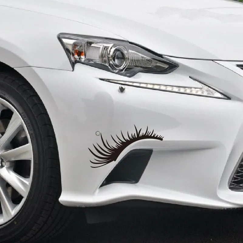 FARCENT A278 eyebrow sticker for motorcycle headlight, 25x11cm, PET material, strong adhesion
