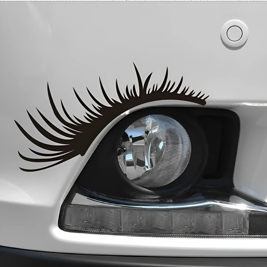FARCENT A278 eyebrow sticker for motorcycle headlight, 25x11cm, PET material, strong adhesion