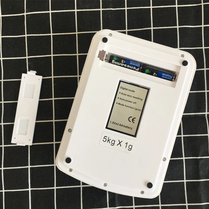 SF-400A digital kitchen scale with 10kg capacity and multiple display language options