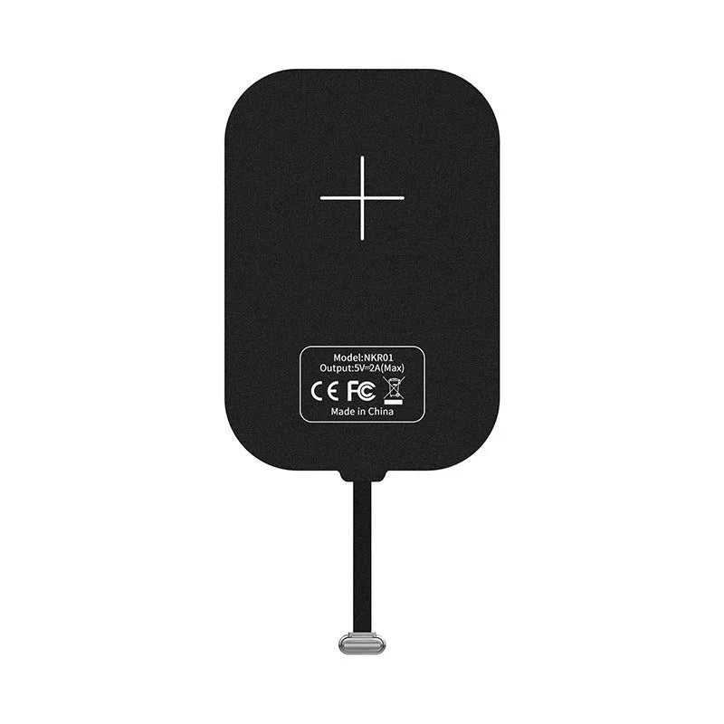 Nillkin wireless charging receiver patch with foldable stand for Lightning and Type C devices