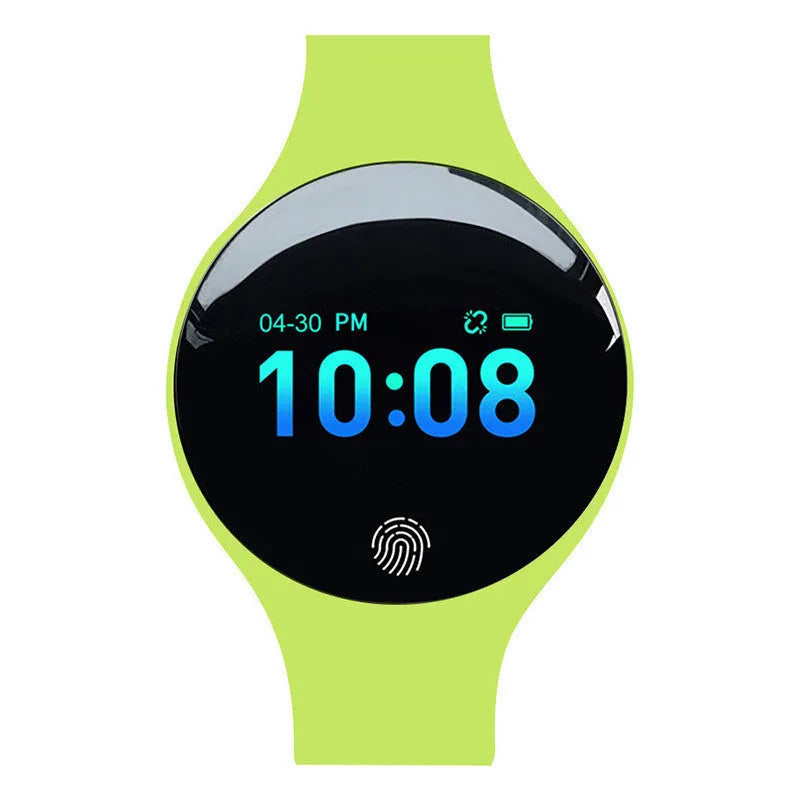 Smart watch with vibrating alarm and pedometer in 37mm black case with Bluetooth connectivity