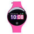 Smart watch with vibrating alarm and pedometer in 37mm black case with Bluetooth connectivity
