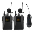 Black Little Bee X3 wireless lavalier lapel microphone with clothing clip.