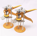 Metal alloy adjustable tile raising positioner tool for levelling installations